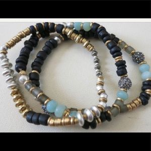 Stella & Dot Artisan Stretch Bracelets